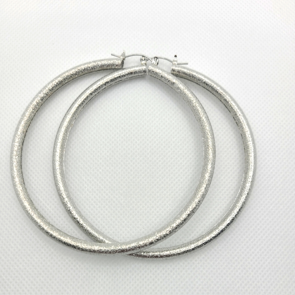 Silver Hoop Earrings